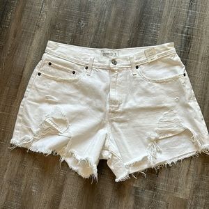 Abercrombie Mid Rise Boyfriend Shorts